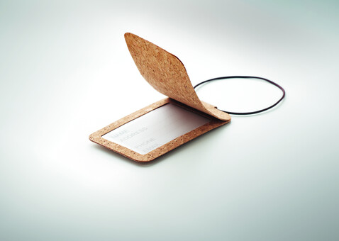 Gepäckanhänger Kork - Beige bedrucken, Art.-Nr. MO6556-13 Gepäckanhänger Kork - Beige bedrucken, Art.-Nr. MO6556-13