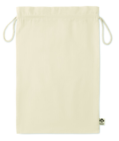 Großer Beutel Organic Cotton - Beige bedrucken, Art.-Nr. MO6636-13