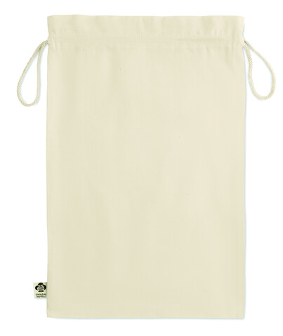 Großer Beutel Organic Cotton - Beige bedrucken, Art.-Nr. MO6636-13