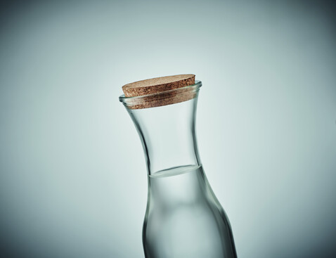 Karaffe aus recyceltem Glas 1L - Transparent bedrucken, Art.-Nr. MO6655-22 Karaffe aus recyceltem Glas 1L - Transparent bedrucken, Art.-Nr. MO6655-22
