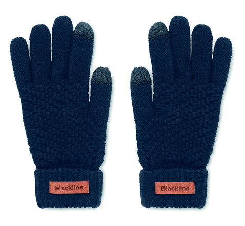 Touchscreen Handschuhe RPET - Marineblau bedrucken, Art.-Nr. MO6667-85 Touchscreen Handschuhe RPET - Marineblau bedrucken, Art.-Nr. MO6667-85