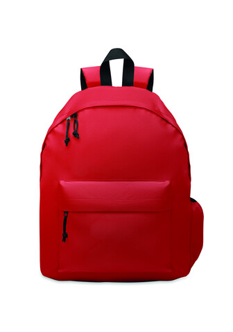 Rucksack 600D RPET-Polyester - Rot bedrucken, Art.-Nr. MO6703-05 Rucksack 600D RPET-Polyester - Rot bedrucken, Art.-Nr. MO6703-05