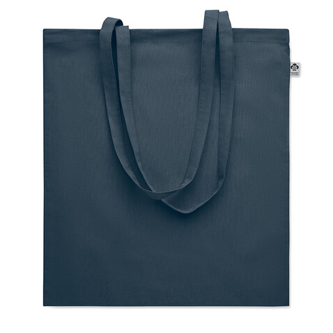 Einkaufstasche Organic Cotton - Marineblau bedrucken, Art.-Nr. MO6711-85