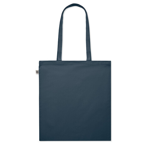 Einkaufstasche Organic Cotton - Marineblau bedrucken, Art.-Nr. MO6711-85
