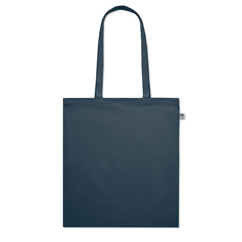 Einkaufstasche Organic Cotton - Marineblau bedrucken, Art.-Nr. MO6711-85