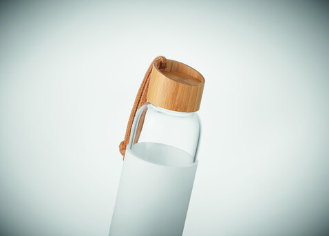 Trinkflasche Glas 500 ml - Weiß bedrucken, Art.-Nr. MO6845-06 Trinkflasche Glas 500 ml - Weiß bedrucken, Art.-Nr. MO6845-06