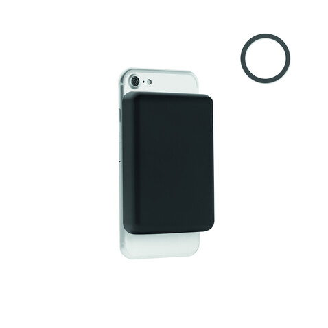 Powerbank mit Ladestation 15W - Schwarz bedrucken, Art.-Nr. MO6874-03 Powerbank mit Ladestation 15W - Schwarz bedrucken, Art.-Nr. MO6874-03