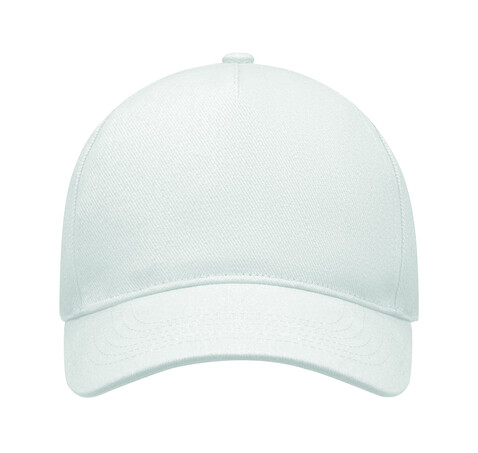 Baseball cap 5 panels 260g/m² - Weiß bedrucken, Art.-Nr. MO6875-06 Baseball cap 5 panels 260g/m² - Weiß bedrucken, Art.-Nr. MO6875-06