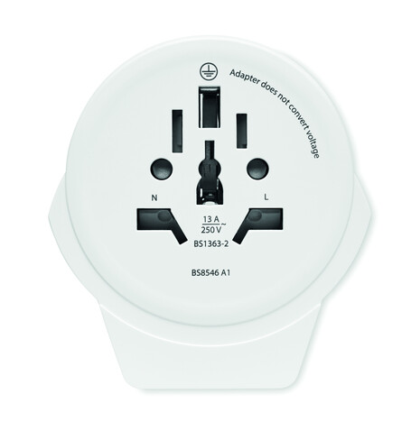 Skross World to Europe USB 12W - Weiß bedrucken, Art.-Nr. MO6881-06 Skross World to Europe USB 12W - Weiß bedrucken, Art.-Nr. MO6881-06