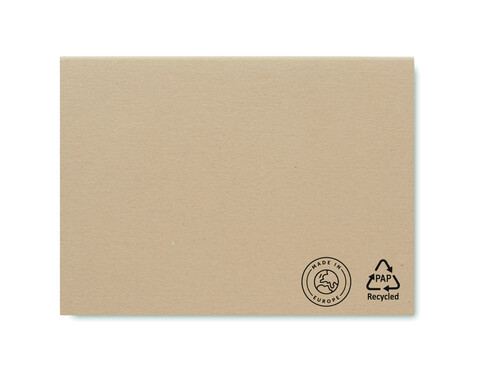 Recyceltes Notizzettel-Set - Beige bedrucken, Art.-Nr. MO6912-13 Recyceltes Notizzettel-Set - Beige bedrucken, Art.-Nr. MO6912-13