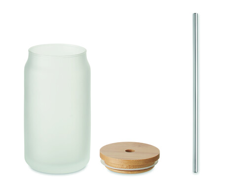 Trinkglas Subli 400ml - Transparent Weiß bedrucken, Art.-Nr. MO6919-26 Trinkglas Subli 400ml - Transparent Weiß bedrucken, Art.-Nr. MO6919-26