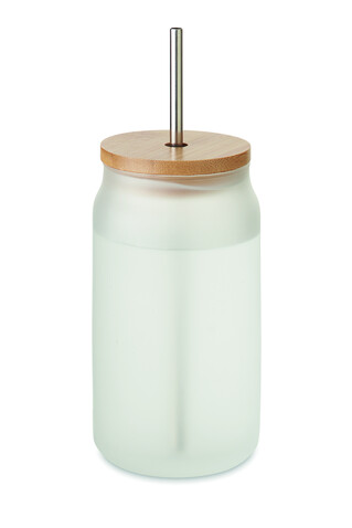 Trinkglas Subli 400ml - Transparent Weiß bedrucken, Art.-Nr. MO6919-26 Trinkglas Subli 400ml - Transparent Weiß bedrucken, Art.-Nr. MO6919-26