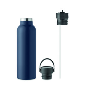 Doppelwandige Flasche 700 ml - Marineblau bedrucken, Art.-Nr. MO6944-85