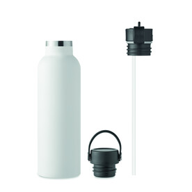 Doppelwandige Flasche 700 ml - Weiß bedrucken, Art.-Nr. MO6944-06
