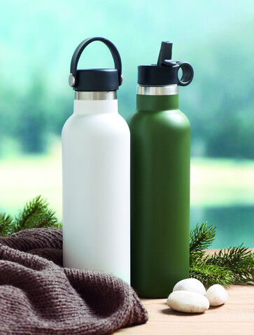 Doppelwandige Flasche 700 ml - Weiß bedrucken, Art.-Nr. MO6944-06 Doppelwandige Flasche 700 ml - Weiß bedrucken, Art.-Nr. MO6944-06