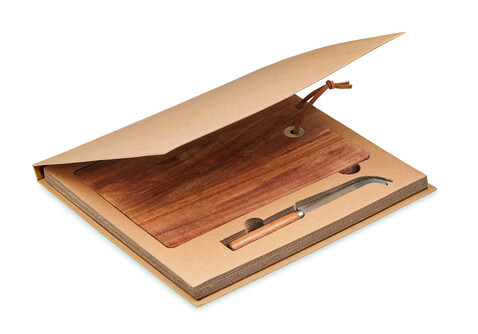 Käsebrett-Set Akazie - Holz bedrucken, Art.-Nr. MO6984-40 Käsebrett-Set Akazie - Holz bedrucken, Art.-Nr. MO6984-40