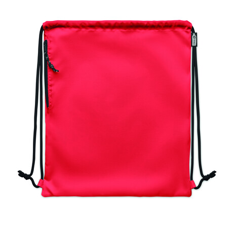 Großer Beutel mit Kordelzug - Rot bedrucken, Art.-Nr. MO6997-05 Großer Beutel mit Kordelzug - Rot bedrucken, Art.-Nr. MO6997-05