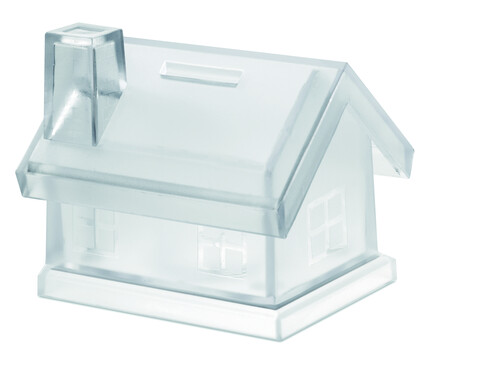 Spardose Haus - Transparent bedrucken, Art.-Nr. MO7242-22