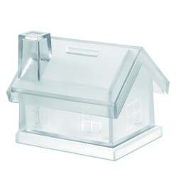 Spardose Haus - Transparent bedrucken, Art.-Nr. MO7242-22