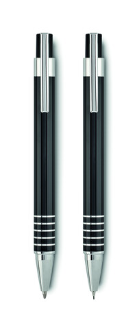 Schreibset - Schwarz bedrucken, Art.-Nr. MO7323-03 Schreibset - Schwarz bedrucken, Art.-Nr. MO7323-03