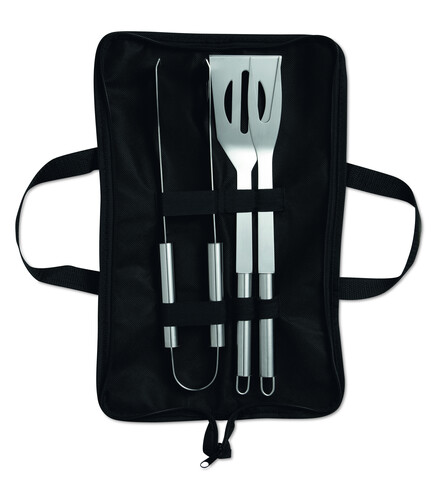 BBQ-Set - Schwarz bedrucken, Art.-Nr. MO8290-03 BBQ-Set - Schwarz bedrucken, Art.-Nr. MO8290-03