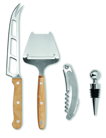 Wein und Käse Set - Holz bedrucken, Art.-Nr. MO8416-40