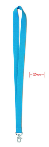Lanyard - Türkis bedrucken, Art.-Nr. MO9058-12 Lanyard - Türkis bedrucken, Art.-Nr. MO9058-12