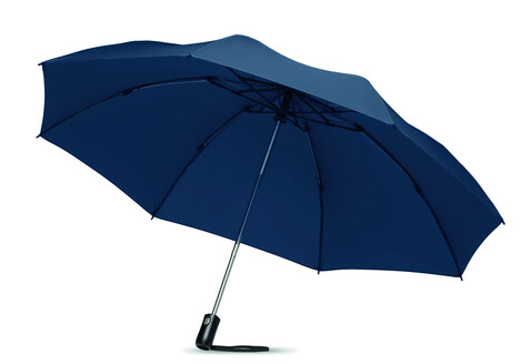 Reversibler Regenschirm - Blau bedrucken, Art.-Nr. MO9092-04 Reversibler Regenschirm - Blau bedrucken, Art.-Nr. MO9092-04