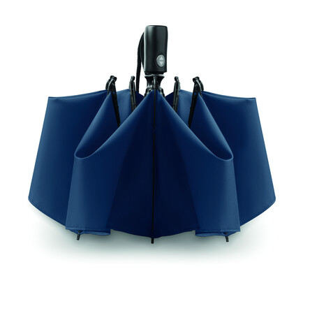Reversibler Regenschirm - Blau bedrucken, Art.-Nr. MO9092-04 Reversibler Regenschirm - Blau bedrucken, Art.-Nr. MO9092-04