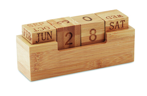 Kalender Bambus - Holz bedrucken, Art.-Nr. MO9404-40 Kalender Bambus - Holz bedrucken, Art.-Nr. MO9404-40