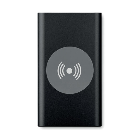 Ladestation mit Powerbank - Schwarz bedrucken, Art.-Nr. MO9498-03