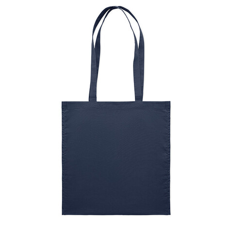 Baumwoll-Einkaufstas 140g/m² - Marineblau bedrucken, Art.-Nr. MO9596-85