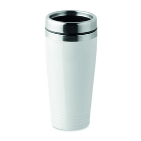 Doppelwandiger Trinkbecher - Weiß bedrucken, Art.-Nr. MO9618-06