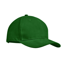 Baseball cap 6 panels 270g/m² - Dunkelgrün bedrucken, Art.-Nr. MO9643-60