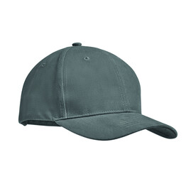Baseball cap 6 panels 270g/m² - Grau bedrucken, Art.-Nr. MO9643-07