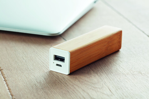 Powerbank 2200 mAh Bambus - Holz bedrucken, Art.-Nr. MO9673-40 Powerbank 2200 mAh Bambus - Holz bedrucken, Art.-Nr. MO9673-40