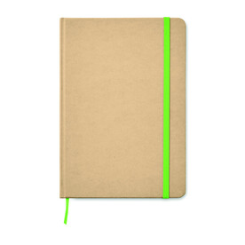 DIN A5 Notizbuch recycelt - Limette bedrucken, Art.-Nr. MO9684-48
