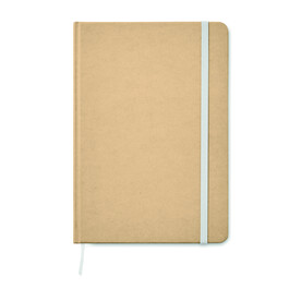 DIN A5 Notizbuch recycelt - Weiß bedrucken, Art.-Nr. MO9684-06