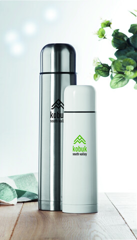 Isolierkanne 900 ml - Mattsilber bedrucken, Art.-Nr. MO9703-16 Isolierkanne 900 ml - Mattsilber bedrucken, Art.-Nr. MO9703-16