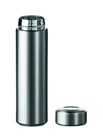 Edelstahl Trinkflasche 425 ml - Mattsilber bedrucken, Art.-Nr. MO9810-16 Edelstahl Trinkflasche 425 ml - Mattsilber bedrucken, Art.-Nr. MO9810-16