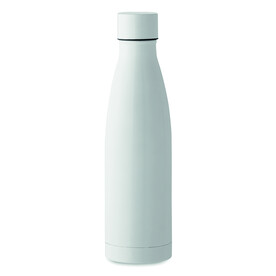 Edelstahl Isolierflasche 500ml - Weiß bedrucken, Art.-Nr. MO9812-06