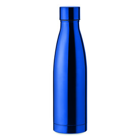 Edelstahl Isolierflasche 500ml - Blau bedrucken, Art.-Nr. MO9812-04