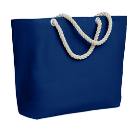 Strandtasche mit Kordelgriff - Blau bedrucken, Art.-Nr. MO9813-04