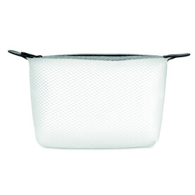 Kosmetiktasche - Transparent Weiß bedrucken, Art.-Nr. MO9827-26