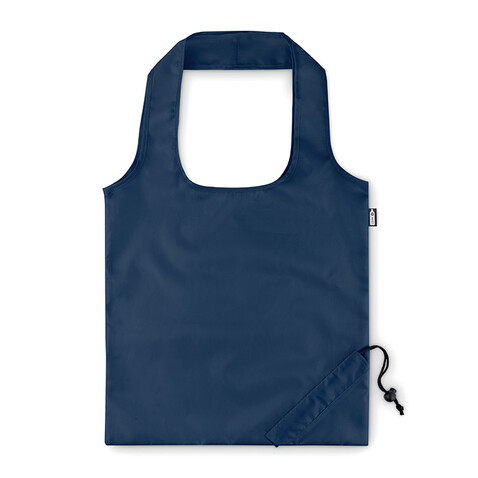 Faltbare Einkaufstasche RPET - Marineblau bedrucken, Art.-Nr. MO9861-85 Faltbare Einkaufstasche RPET - Marineblau bedrucken, Art.-Nr. MO9861-85