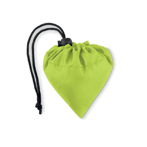 Faltbare Einkaufstasche RPET - Limette bedrucken, Art.-Nr. MO9861-48