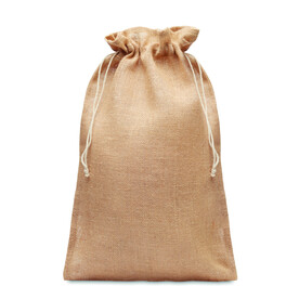 Große Jute Tasche 30x47 cm - Beige bedrucken, Art.-Nr. MO9930-13
