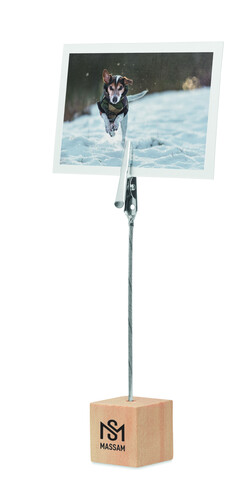 Foto- und Memohalter Kiefer - Holz bedrucken, Art.-Nr. MO9947-40 Foto- und Memohalter Kiefer - Holz bedrucken, Art.-Nr. MO9947-40