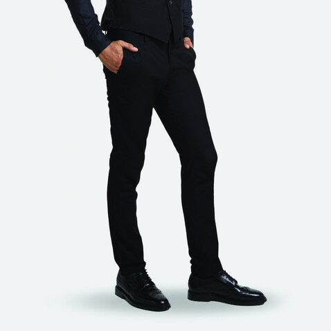 GABIN MEN SUIT TROUSER - Deep Black bedrucken, Art.-Nr. N03162-DB-XXS GABIN MEN SUIT TROUSER - Deep Black bedrucken, Art.-Nr. N03162-DB-XXS