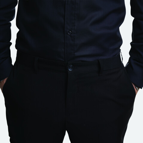 GABIN MEN SUIT TROUSER - Deep Black bedrucken, Art.-Nr. N03162-DB-XXS GABIN MEN SUIT TROUSER - Deep Black bedrucken, Art.-Nr. N03162-DB-XXS